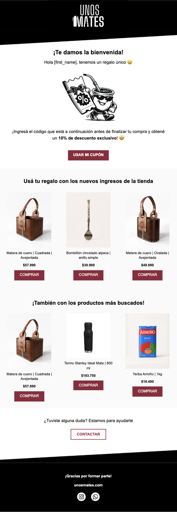 Diseño de una automatización de bienvenida